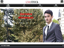 Tablet Screenshot of lnastock.com